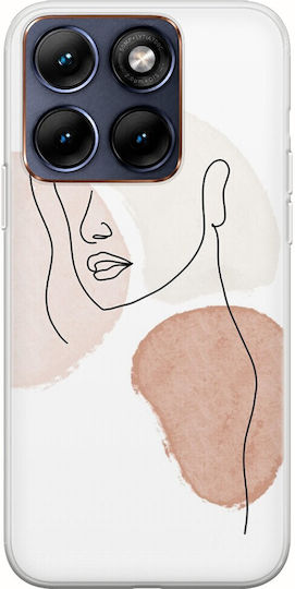Mobile Phone Case Girl Look Motorola Edge 70 Fusion 5g Flexible TPU Transparent Silicone