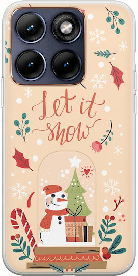 Husă Let It Snow Motorola Edge 70 Fusion TPU Flexibil Silicon Transparent