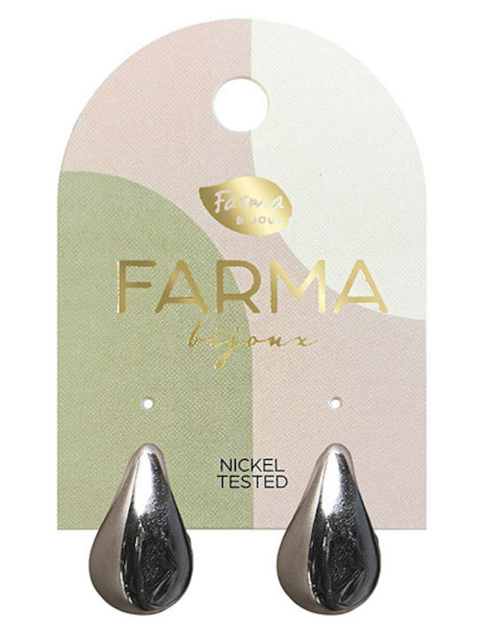Farma Bijoux Хипоалергенни Детски Обеци Карфици с Камъни от Сребро