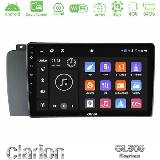 Clarion Ηχοσύστημα Αυτοκινήτου για Volvo S60 2004-2009 (Bluetooth/USB/WiFi/GPS/Apple-Carplay/Android-Auto) με Οθόνη Αφής 9"