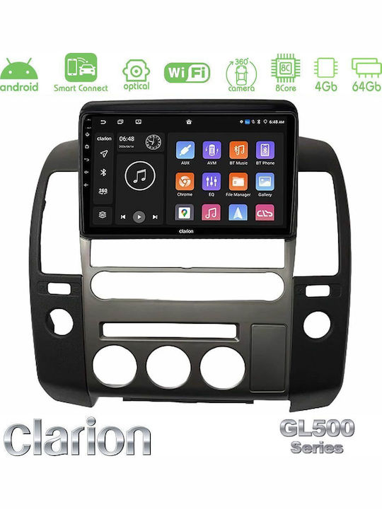 Clarion Auto-Audiosystem für Nissan Navara / Pathfinder 2006-2012 Bluetooth USB Eingebautes Wi-Fi GPS Apple CarPlay Android Auto mit 9 Zoll Touchscreen
