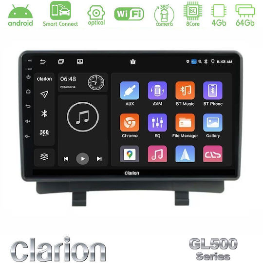 Clarion Автомобилна Аудио Система за Opel Zafira / Zafira Tourer 2012-2016 (Bluetooth/USB/WiFi/GPS/Apple CarPlay/Android Auto) с Touch Screen 9"