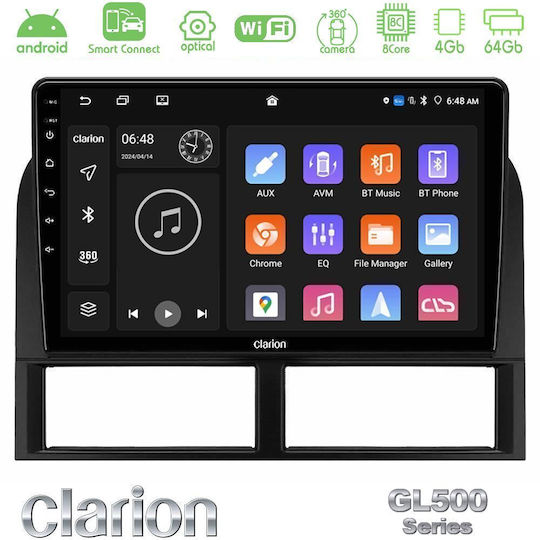 Clarion Auto-Audiosystem für Jeep Grand Cherokee 1999-2004 mit Touchscreen 9" Bluetooth USB Eingebautes Wi-Fi GPS Apple CarPlay Android Auto
