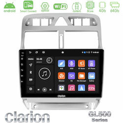 Clarion Ηχοσύστημα για Peugeot 307 2002-2008 με Bluetooth, USB & GPS