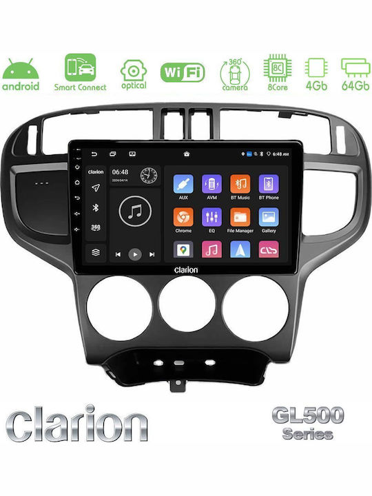 Clarion Car Audio System for Hyundai Matrix 2001-2010 Bluetooth USB WiFi GPS Apple CarPlay Android Auto with 9" Touch Screen