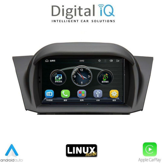 Digital IQ Car Audio System for Ford Fiesta 2008-2017 (Bluetooth/USB/WiFi/GPS) with 7" Touch Screen