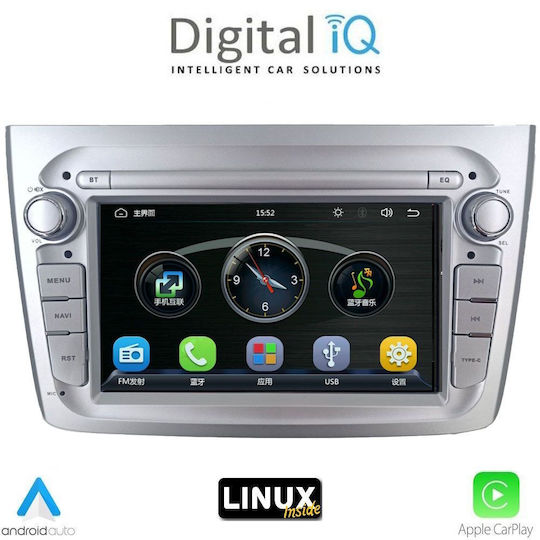 Digital IQ Car Audio System for Alfa Romeo Mito 2008-2018 (Bluetooth/USB/WiFi/GPS) with 7" Touch Screen