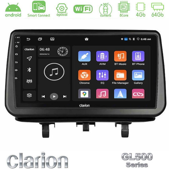 Clarion Car Audio System for Opel Meriva 2010-2017 (Bluetooth/USB/WiFi/GPS/Apple CarPlay/Android Auto) with 9" Touch Screen