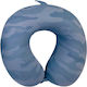 Travel Pillow Memory Foam Blue