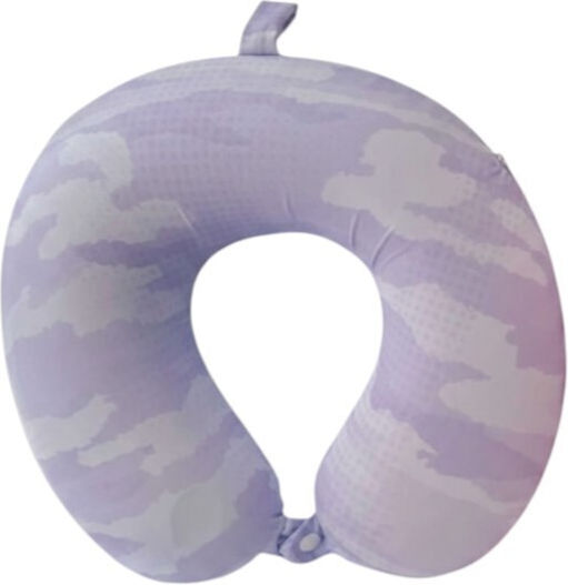 Memory Foam Purple Travel Pillow
