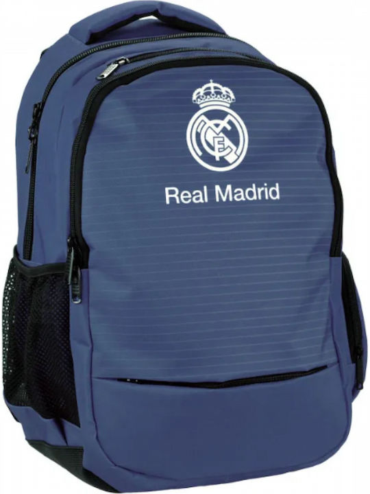 Back Me Up Real Madrid School Backpack Elementary With Water Bottle Holder Multicolour 30 x 28 x 48cm