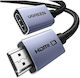Ugreen Cablu HDMI male - HDMI male 2m Negru