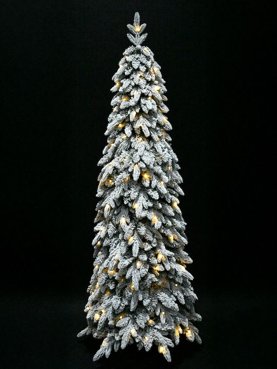 Weihnachtsbaum Snowfall Tannenbaum Chionismeno 210cm mit Beleuchtung LED