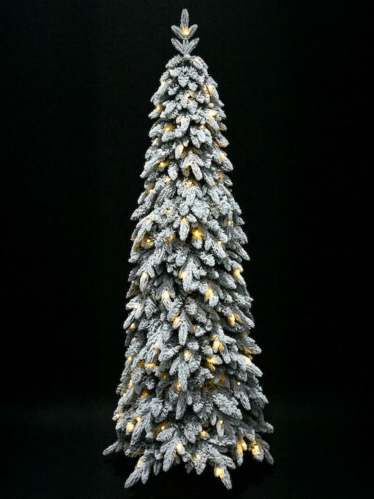 Christmas Tree Snowfall Fir Snowy 180cm with LED Lighting