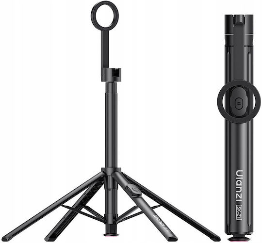 Selfie Stick Ulanzi Auto-open Tripod 180cm + Selfie Stick Magsafe Magnet Remote 10m Ulanzi Sk21 Sku M103