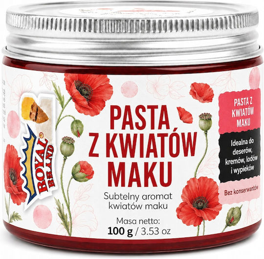 Pastă Naturală Pentru Cofetărie Flori De Mac 100g Pentru Copt Înghețată