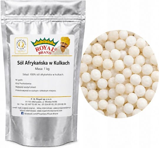 Sare Perlată Granule Pietroase Africane 1 Kg Moară Royal Brand