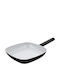 Swiss Haus 28 Cm Square Griddle Pan Non-stick Ceramic Interior Coating Black