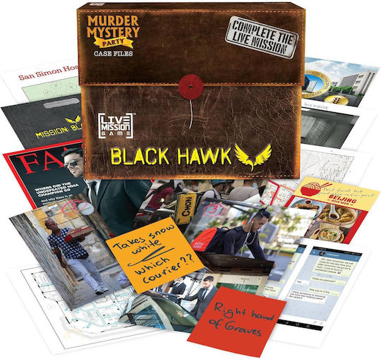 Επιτραπέζιο Παιχνίδι Murder Mystery Party Cf - Black Hawk Live Mission (EN) University Games