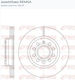 Remsa 6647.10 Front Brake Discs Set 2 Pieces Audi Seat Skoda VW Placement Side Front Axle Diameter 279.9