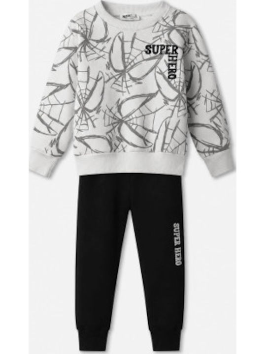 Nek Kids Wear Σετ Φόρμας Λευκό