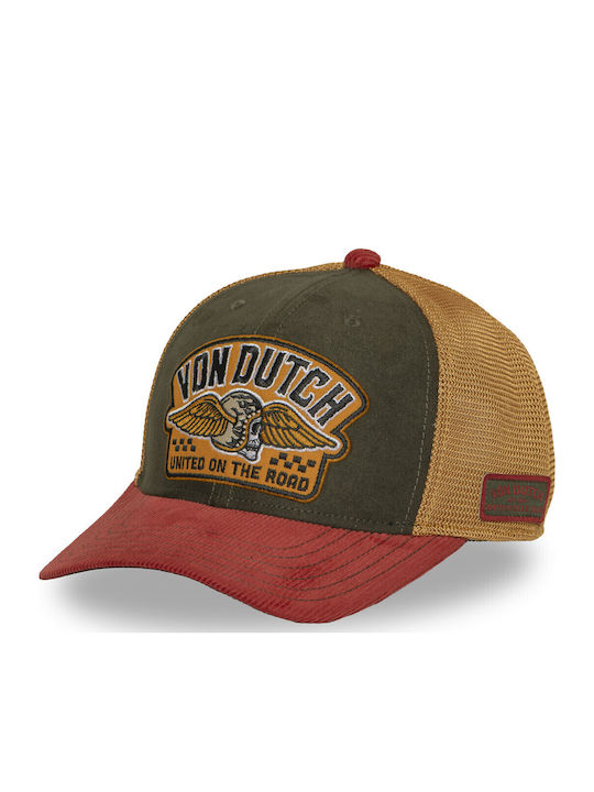 United Orange Semi Curved Baseball Cap Von Dutch