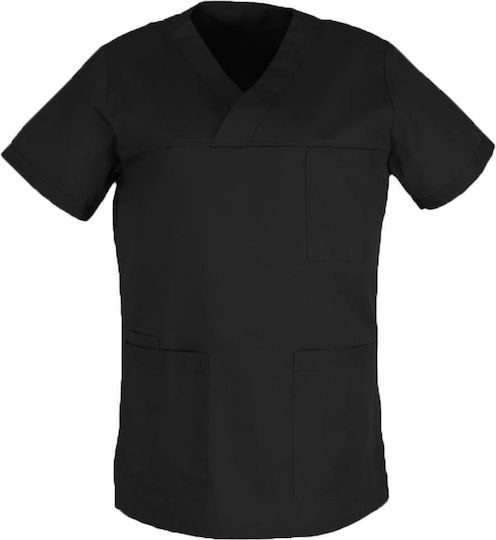 Fabrik MARK965 Unisex Ιατρική Μπλούζα Μαύρη
