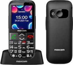 MaxCom MM724 L 4G Dual SIM Telefon Mobil cu Butoane Mari Meniu German Negru