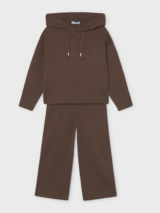 Mayoral Kids Set with Pants Summer 2 Pieces Brown