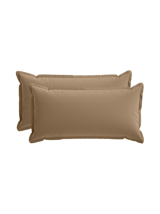 vidaXL Decorative Pillow Case Houten Taupe 80x40cm
