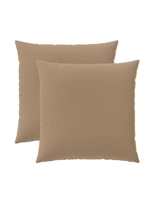 vidaXL Калъф За Възглавница Heerlen Taupe 60x60см