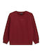 Kinder-Sweatshirt Burgunder