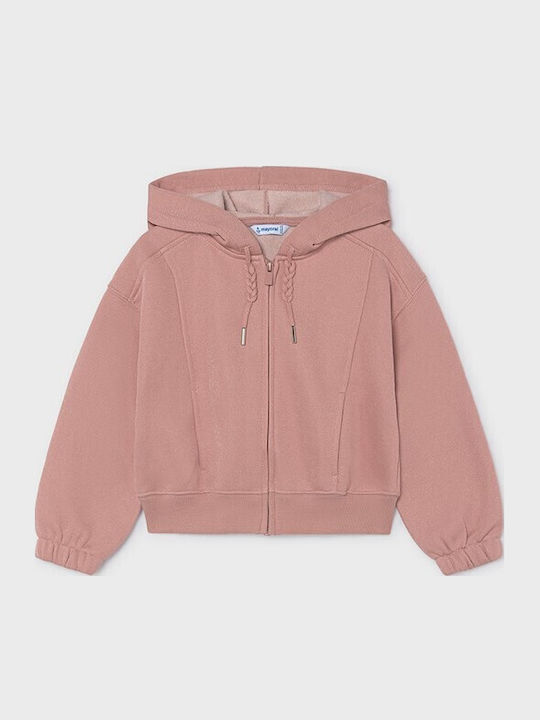 Mayoral Kinder-Sweatshirt Strickjacke mit Rosa ...