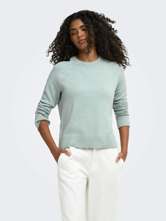 Only Women's Long Sleeve Sweater Jadeite