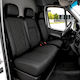 Huse Scaune Auto 3 Locuri Negre Piele Sintetica Compatibile Mercedes-benz Sprinter W906 8 Buc