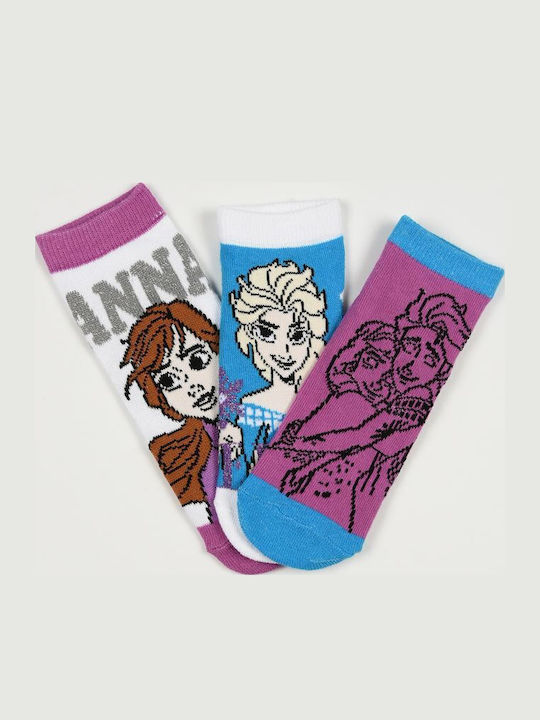 Childrenland Kindersocken Weiß Hellblau Blau 3er-Pack