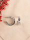 Elika Silver Ohrringe Grau