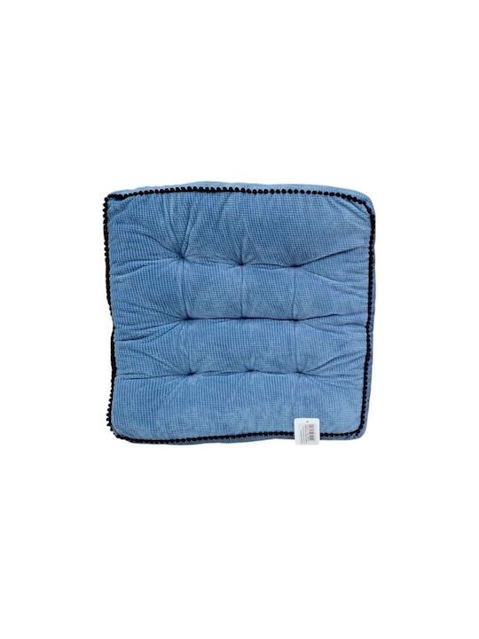 Garden Chair Cushion Blue 40x40cm