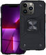 Nitro Rückseitencover aus Silikon / Kunststoff Schwarz für iPhone 17 Pro