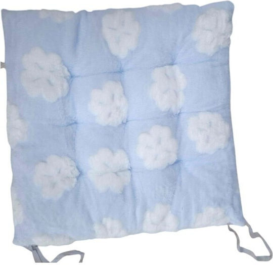 Garden Chair Cushion Blue 40x40cm