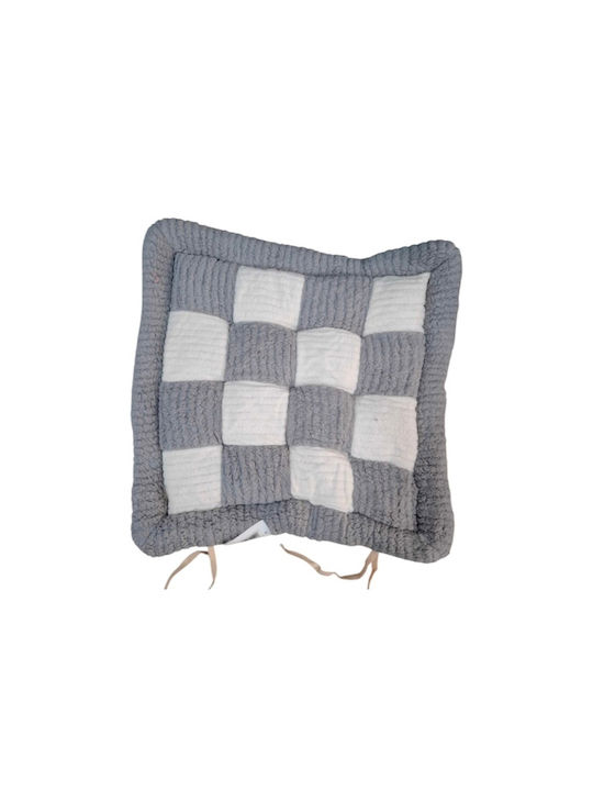 Pernă pentru Scaun de Grădină Gri 40x40cm