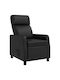 Relax Sessel Schwarz 66x95x100cm
