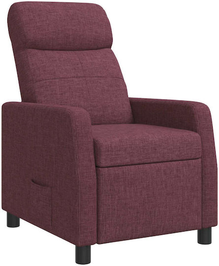 Relax Armchair Purple 66x95x100cm Relax Armchair Purple 66x95x100cm