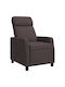 Relax Sessel Dunkelbraun 66x95x100cm