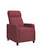 Relax Sessel Rot 66x95x100cm