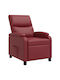 Relax Armchair Red 66x95x100cm