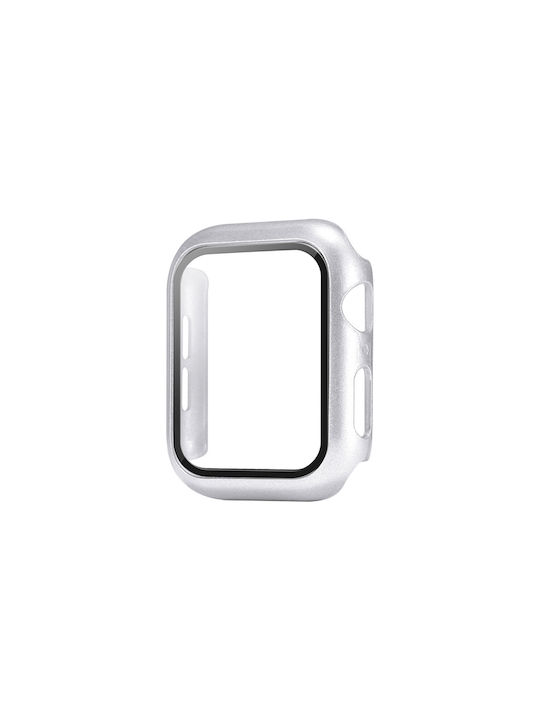 Plastic Case in Silver colour for Apple Watch 41mm