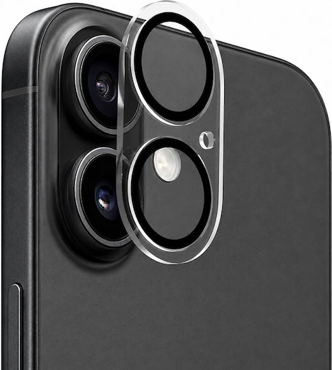 Hoco 3D All-Inclusive Night Shooting G13 Camera Protector Tempered Glass for Apple iPhone 16/16 Plus