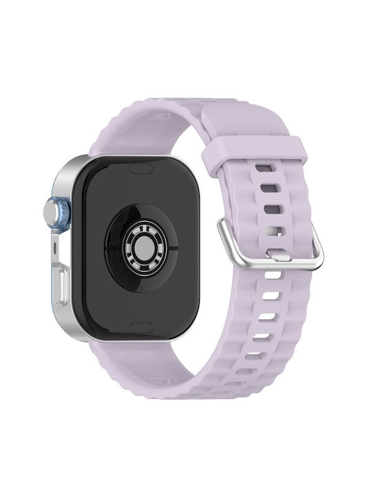 Huawei Watch Fit4 Pro Fit4 Fit3 Xdfind Silver Buckle Monochrome Watch Strap Silicone Light Purple Huawei Watch Fit4 Pro Fit4 Fit3 Xdfind Silver Buckle Monochrome Watch Strap Silicone Light Purple