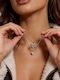 Chrysothemiss Necklace Golden Heart Duo